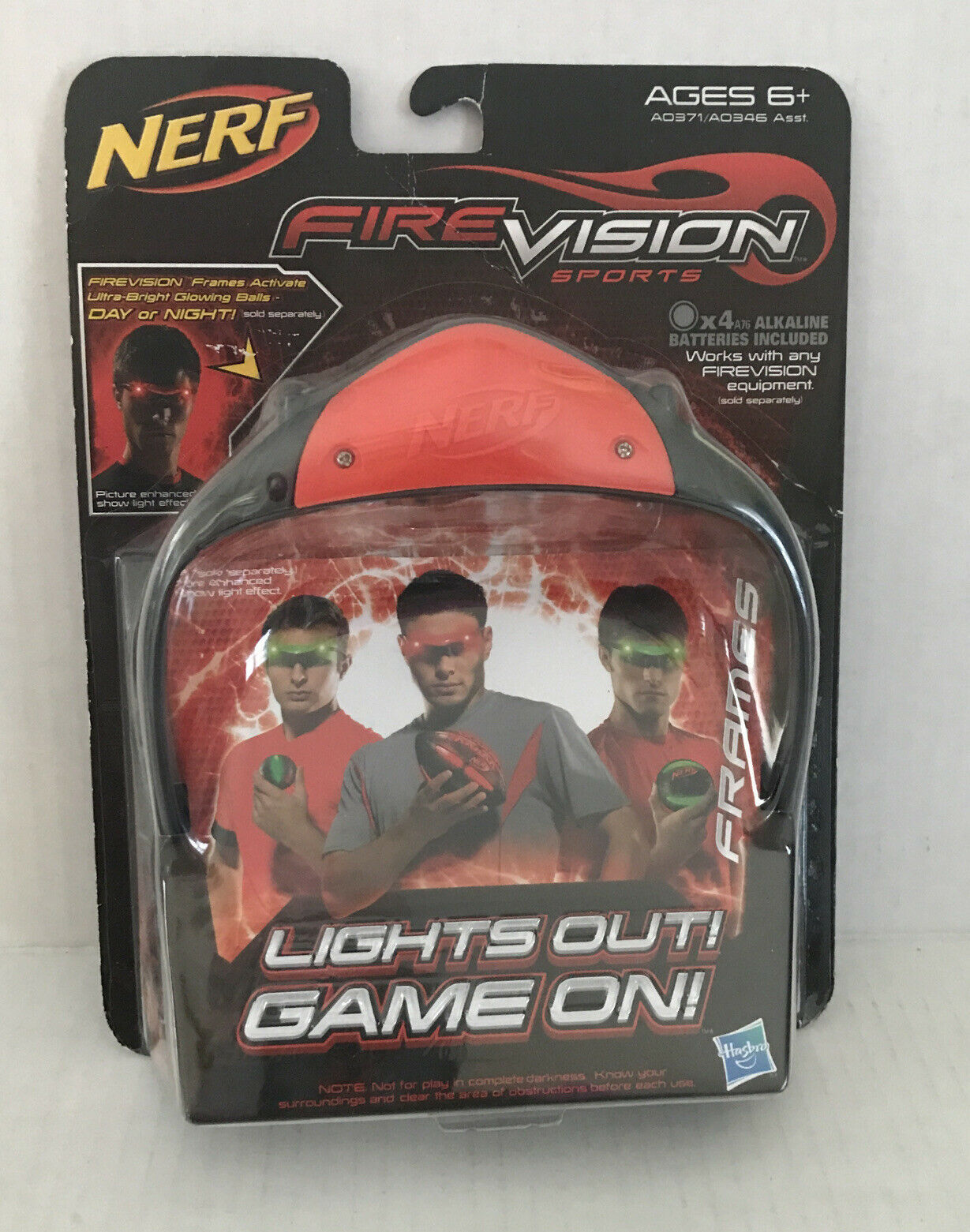 Brand New NERF FireVision Sports FRAMES Day Or Night RED 