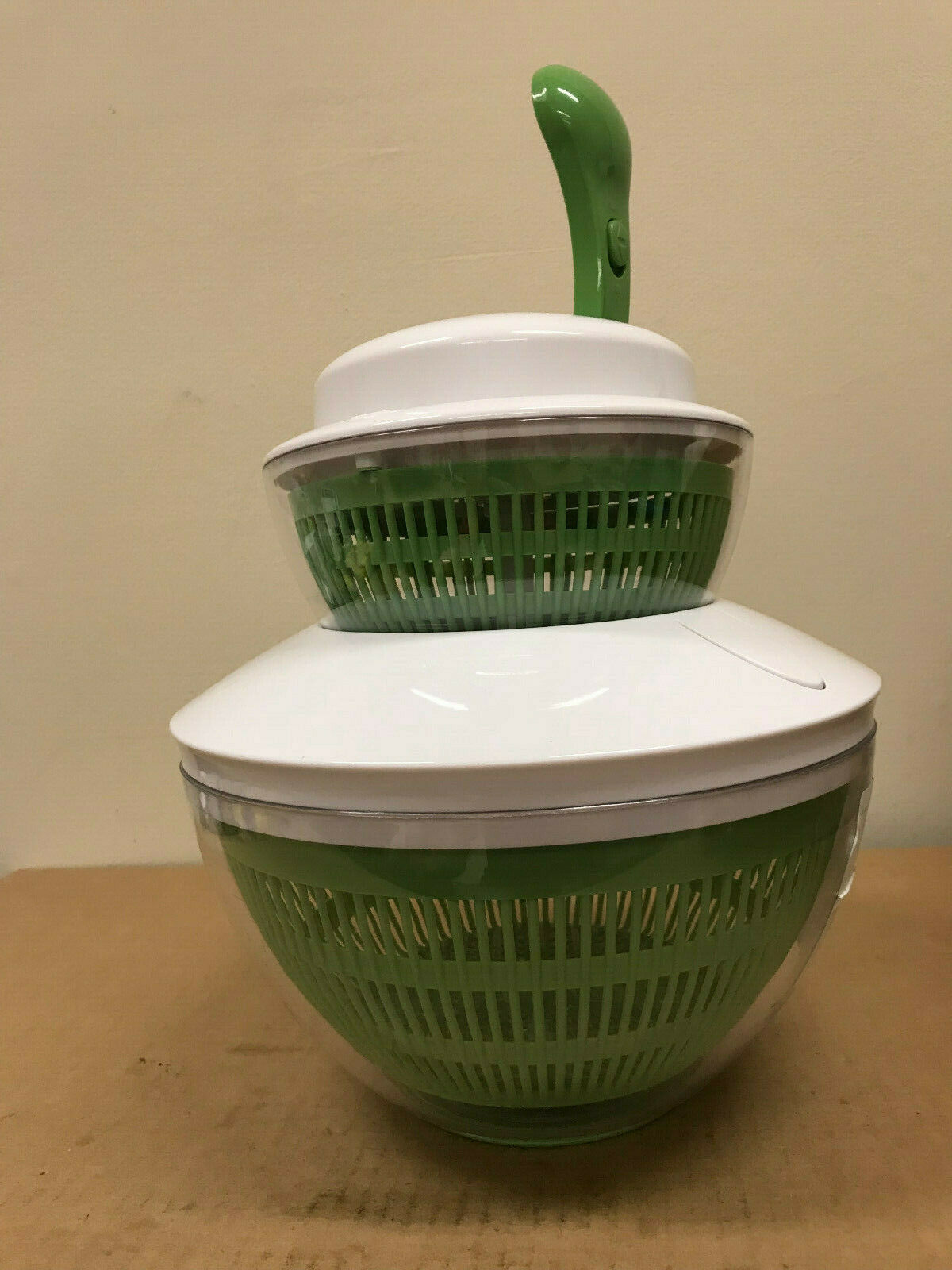 Sabatier 2in1 Large Salad Spinner w/ Small Berry Spinner, Colander