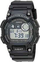 Casio Men's W735H-1AVCF Super Illuminator Watch With Black Resin Band - $46.86