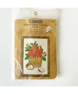 VINTAGE Crafts Caron Hallmark Design Bucket Of Apples Crewel Kit NEW Sew... - $8.66