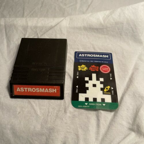 Primary image for Intellivision : ASTROSMASH Game Cartridge and Overlay, 1981
