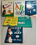Dr Seuss  Beginners Books  X 5 + 1 By P.D. Eastman--6 books--Hardcover - $17.00
