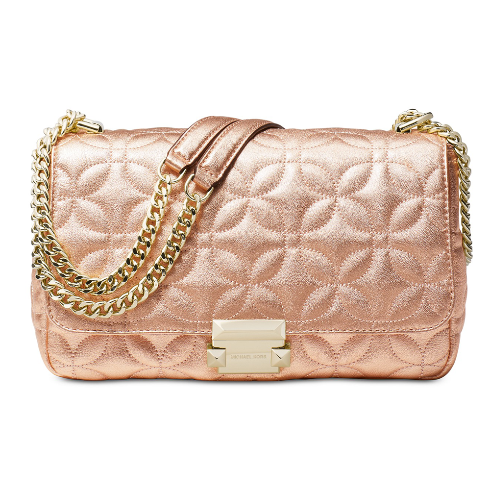 michael kors quilted floral camera bag