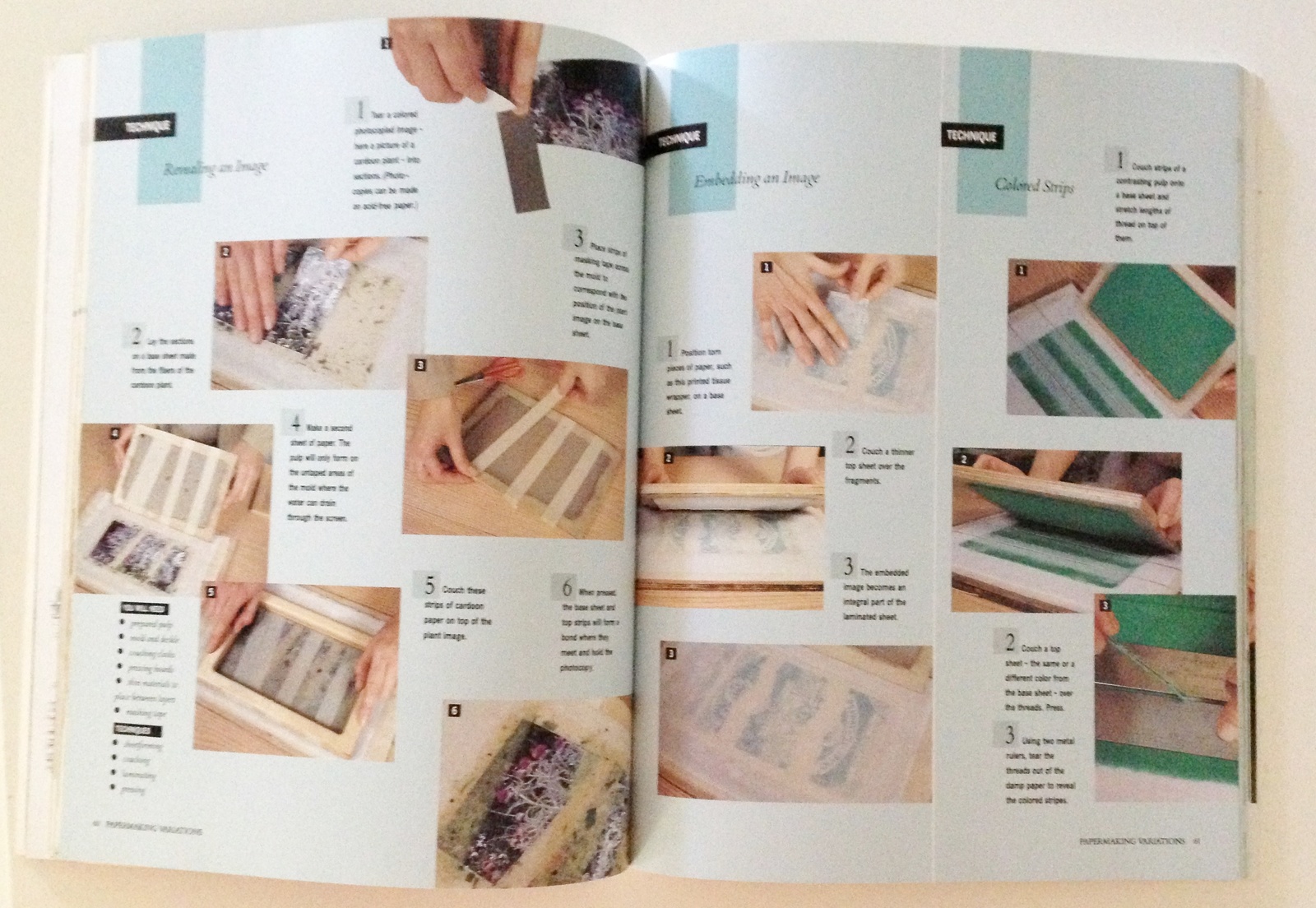 The Art And Craft of Papermaking StepbyStep Instructions Scrapbook