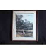 Framed Adolf Sehring Ltd Ed Print: Girl in Pink w/COA - $15.90