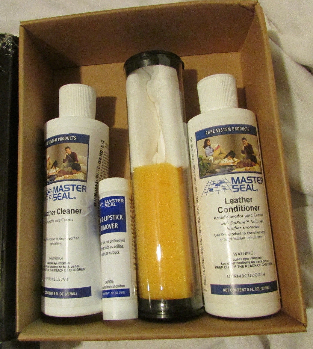Master Seal Leather Furn. Care System Dupont Teflon Cleaner Cond