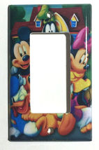Mickey Minnie Donald Duck Light Switch Power Outlet wall Cover Plate Home decor image 5