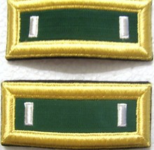 Army Shoulder Boards Straps Special Forces First Lieutenant Pair Male Nip - $22.00