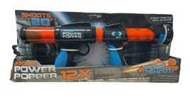 Atomic Power Popper  Black/blue •12x Soft Foam Ammo Balls - £16.27 GBP