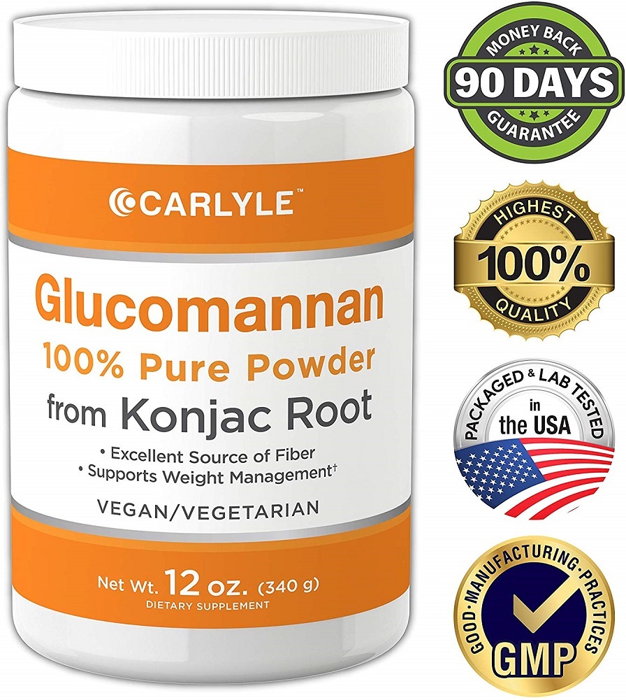 Glucomannan Powder | 12 oz | Vegan & Vegetarian | Non-GMO, Gluten Free | 100%