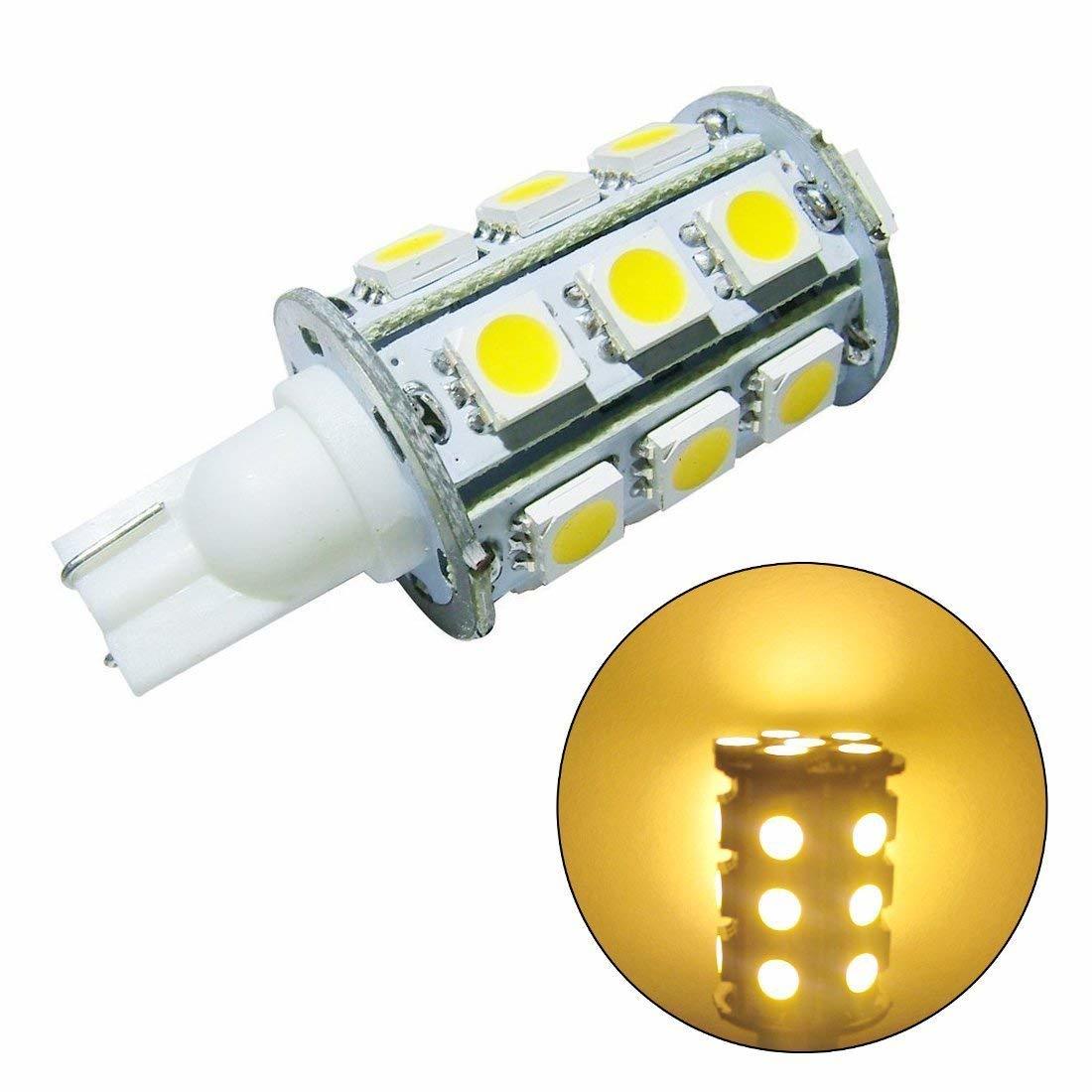 GRV T10 921 194 24-5050 SMD LED Bulb lamp Super Bright Warm White DC ...