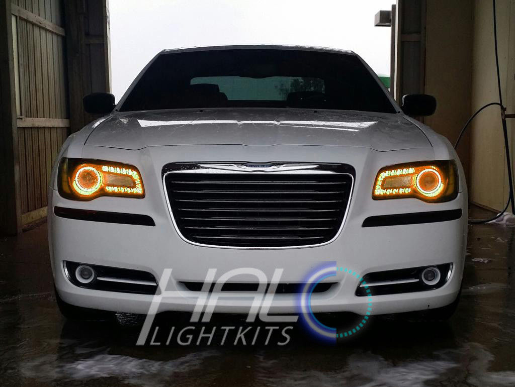 20112014 CHRYSLER 300 300C COLORSHIFT LED LIGHT HEADLIGHT HALO KIT by