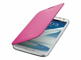 The case of Samsung Galaxy Note 2 n7100 Flip Cover Pink - $13.03
