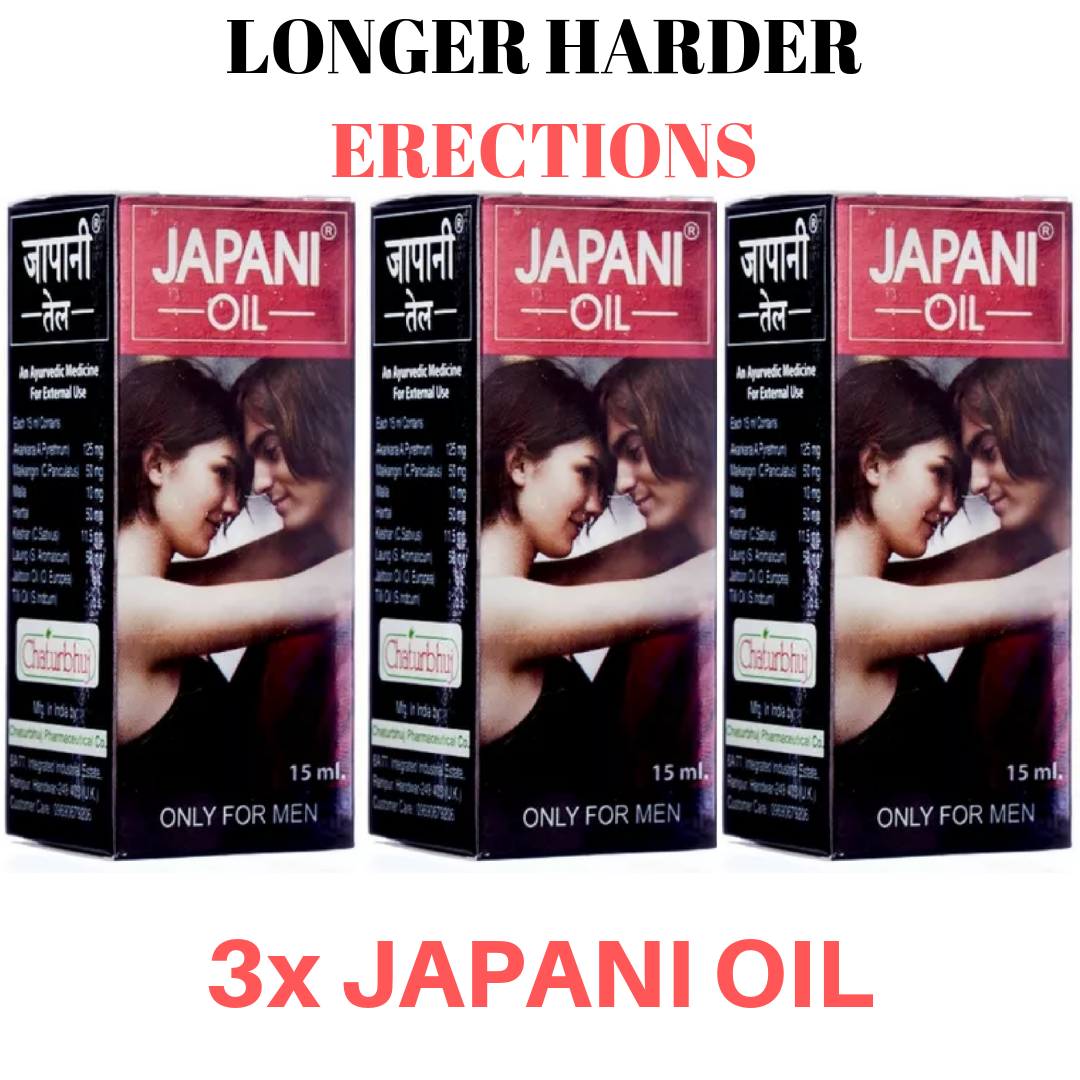 3X Japani Oil Male Organ Enlargement Strong Erection Ayurvedic Discreet