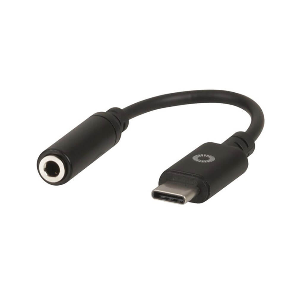 Jaycar USB TypeC Plug to 3.5mm Stereo Socket Cable 80mm Computer