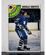 1977-78 O-Pee-Chee Harold Snepsts Vancouver Canucks #380 Hockey  - $5.89