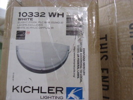 Kichler Lighting 10332WH Fluorescent Sconce, White Finish Energy star - $46.55