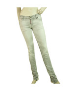 DSQUARED 2 washed gray distressed denim jeans pants size 38 - $132.20