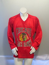 Chicago Blackhawks Jersey (VTG) - Roller Hockey Jersey Ravens Knit - Men... - $49.00