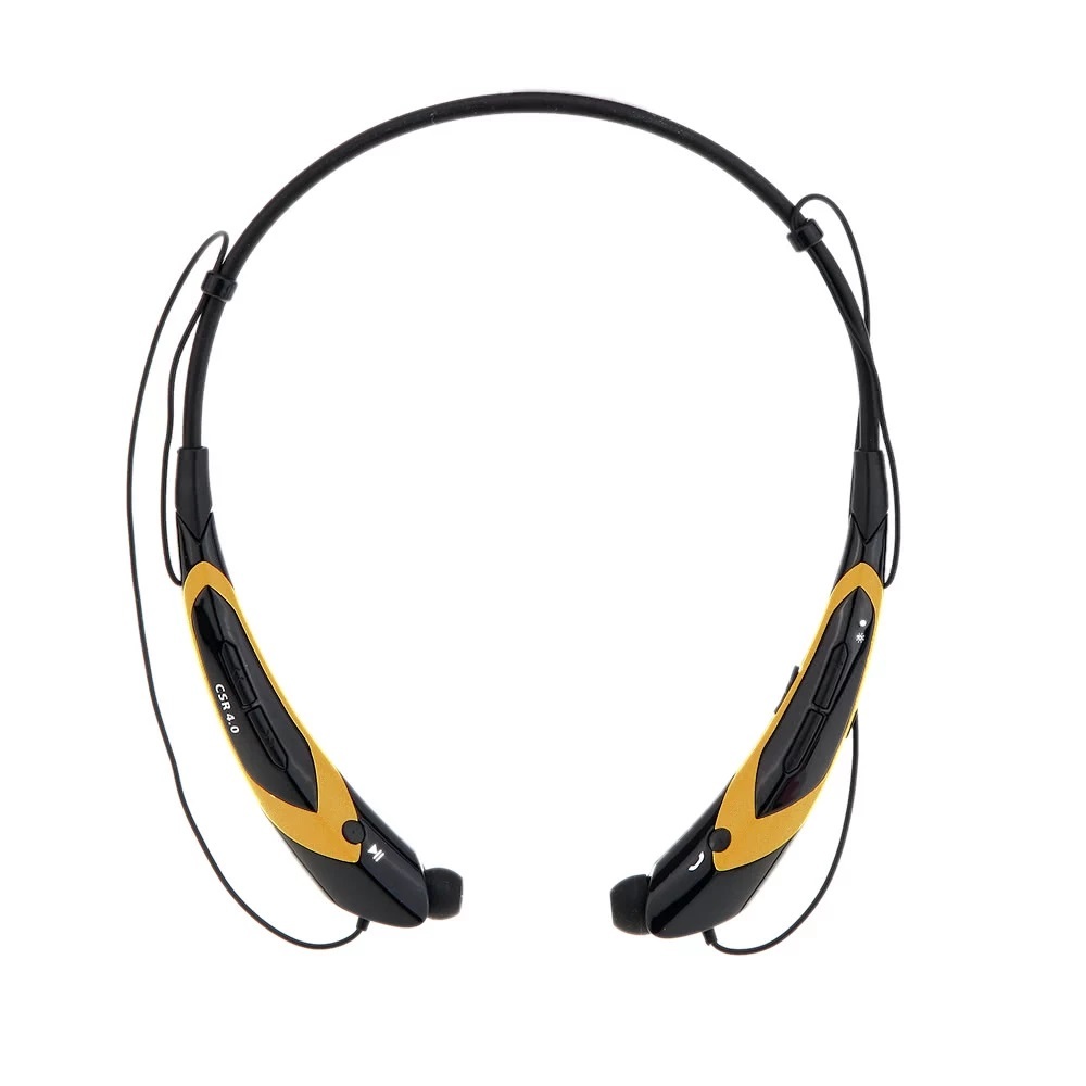 Wireless Bluetooth Neck Strap Headphones Earbuds With Microphone - Headphones