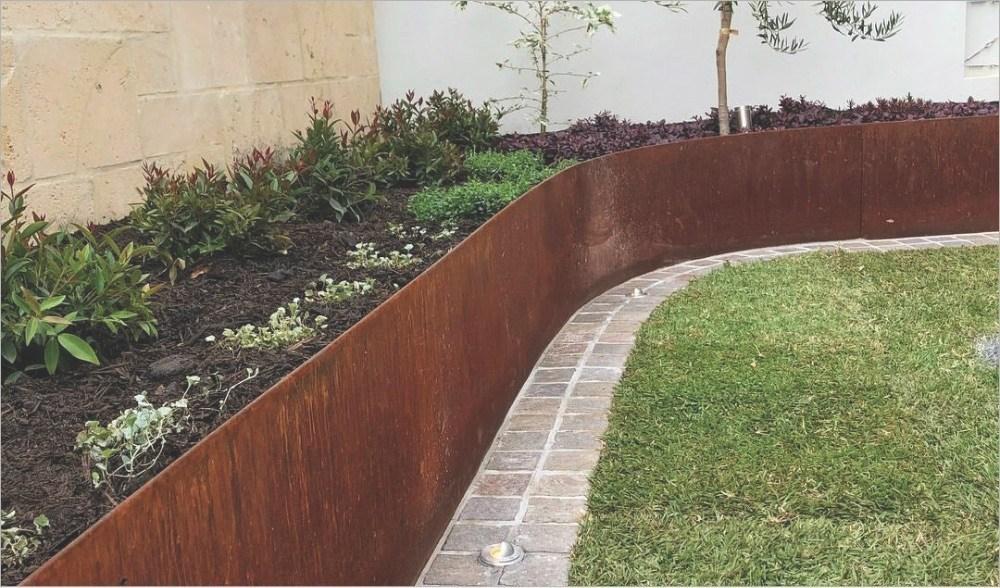 Straightcurve 15.75" Height Flexible Weathering Steel Edging Edging