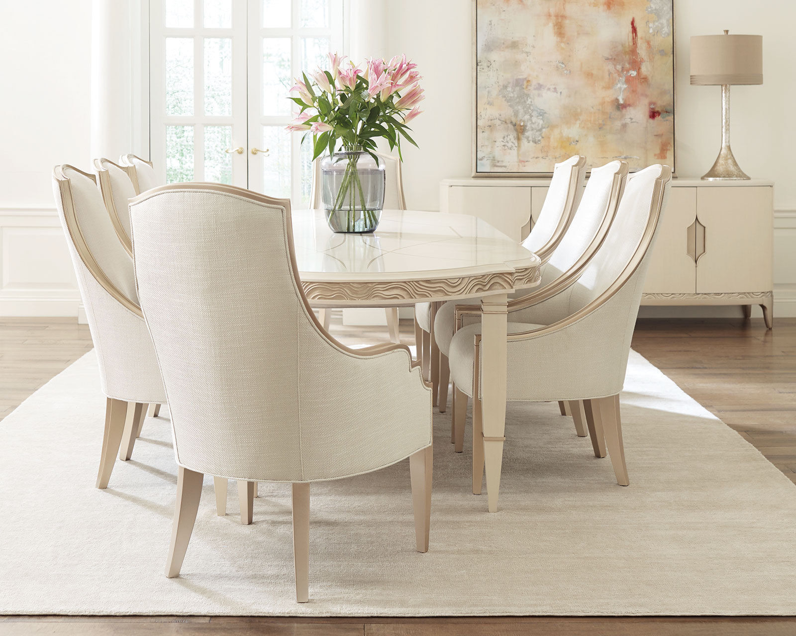 Cream Colored Formal Dining Room Sets