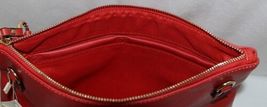 Handbag Republic Brand HG0024 Red Vegan Womens Purse With Large Tassel Detail image 5