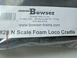 `Bowser # 23 Foam Locomotive & Car Cradle N-Scale image 3
