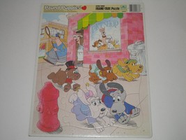 Golden 1986 Pound Puppies Extra Thick Frame Tray Puzzle - $7.12