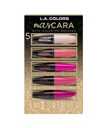 L.A. COLORS Mascara Set 5 Mascaras With Assorted Brushes Gift Set - $16.29