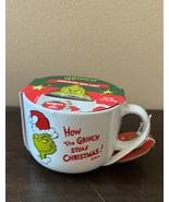  How The Grinch Stole Christmas Chocolate Mug Cake 3.2 Oz White Mug New - $21.99