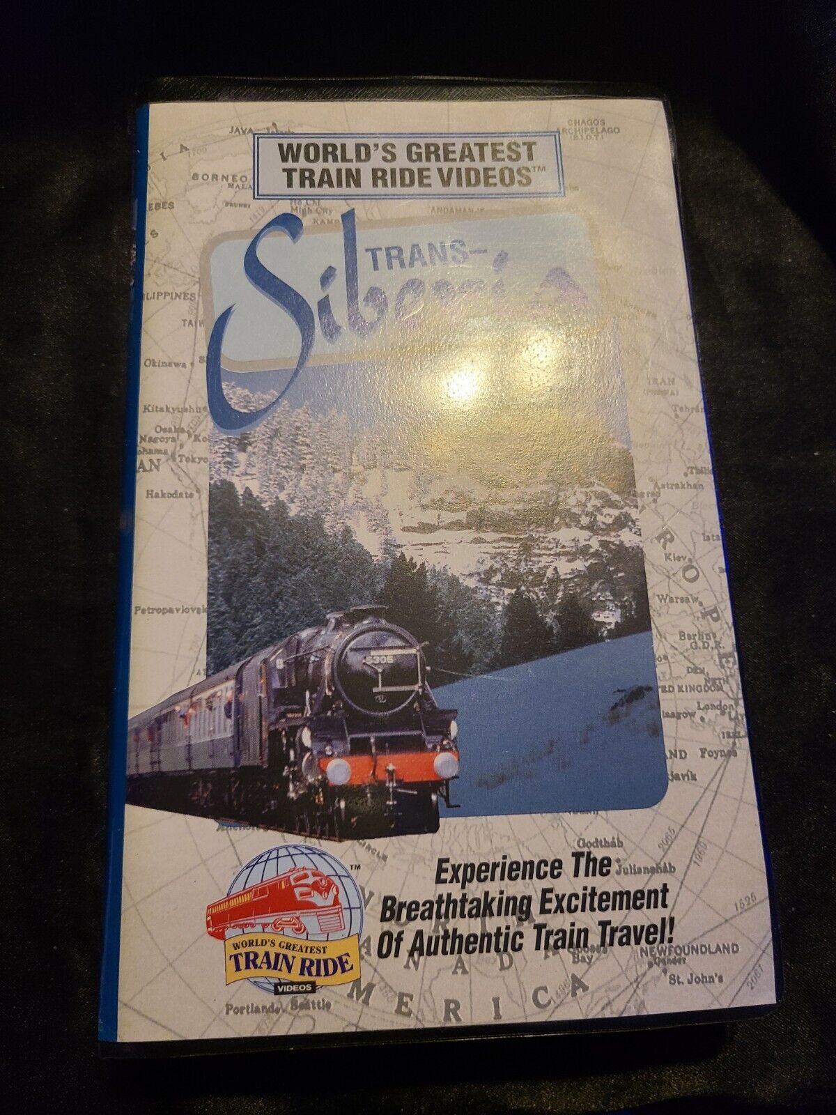 TransSiberian Train Ride World's Greatest Train Rides Vintage 1995 VHS