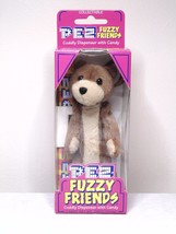 Pez Fuzzy Friends Buddy Bear Cuddy Dispenser With Backpack Clip - $7.19