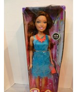Barbie Best Fashion Friend with Blue Party Dress and accessories 28&quot; tal... - $62.36