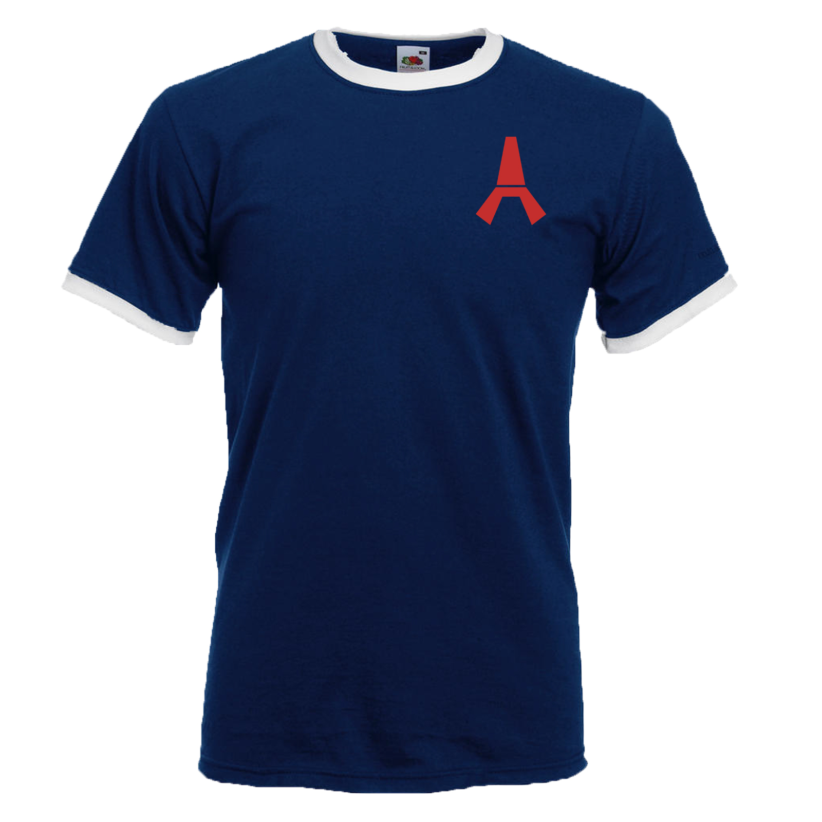 Image of Retro Paris France soccer football custom any name number tee shirt jersey