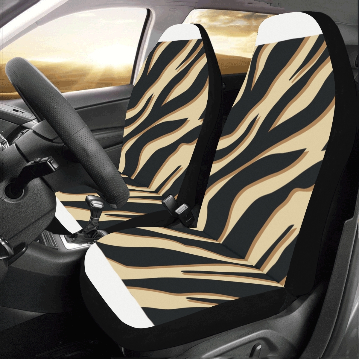 Colored Leopard Skin Spot Decoration Universal Fit Auto Drive Car Seat