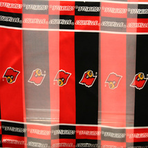 Louisville Cardinals 13-by-56 inch Cardinal Red and Black Ladies Scarf NEW - $5.99