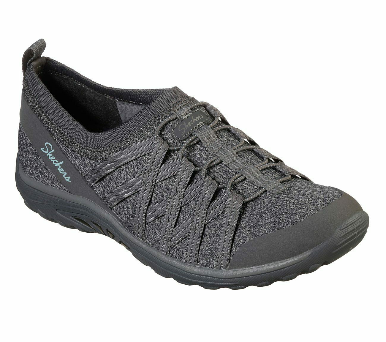 Skechers Charcoal shoes Memory Foam Women Comfort Casual Sporty Walk ...