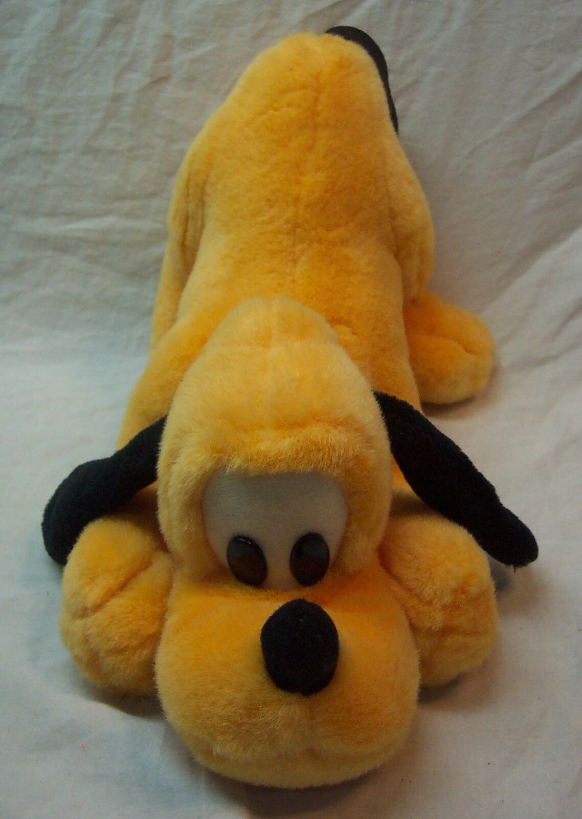 VINTAGEWalt Disney Parks NICE BARKING PLUTO DOG 12" Plush STUFFED