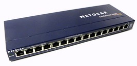NETGEAR FS116 FAST ETHERNET SWITCH WITH AUTO 10/100 MBPS SWITCHING 16 PORTS - $29.99