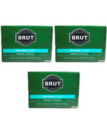 Pack of (3) New Faberge 249924 Brut Bar Soap 3.5 oz Each - $16.99
