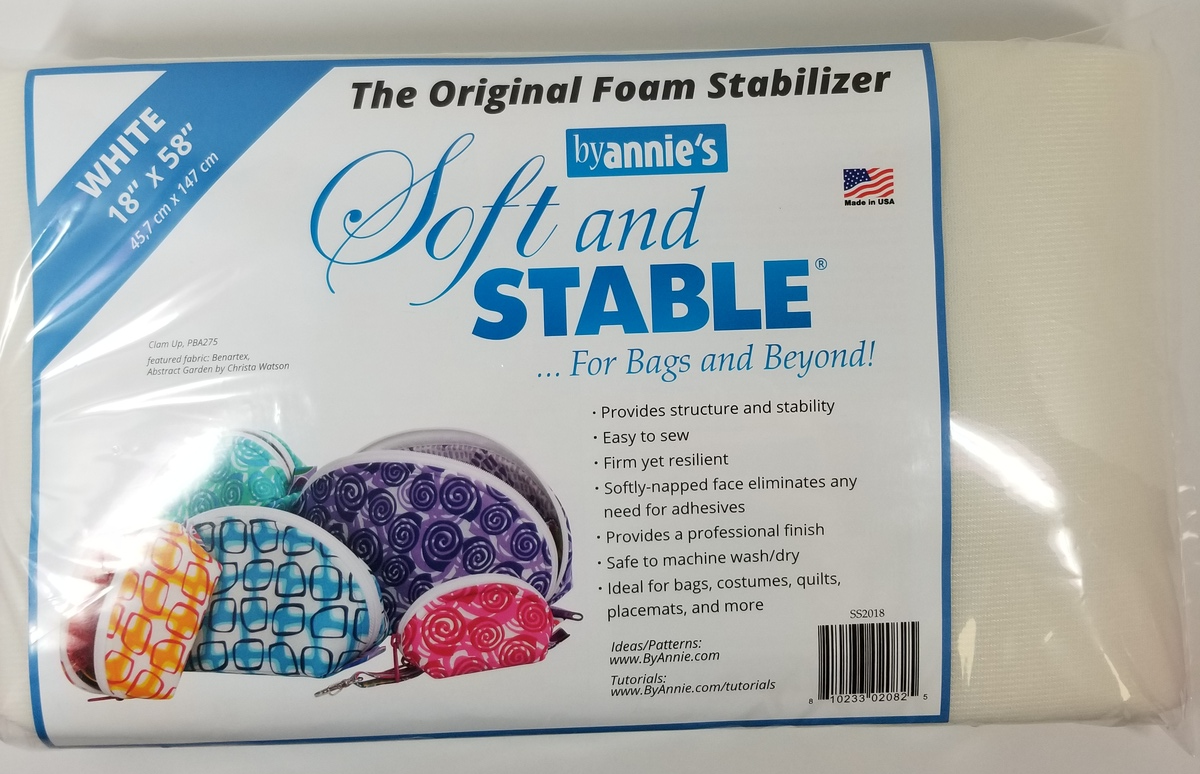 Soft and Stable by annie's 18 inches by 58 inches White Other Sewing