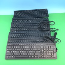 Lot of 6 OEM Lenovo LXH-EXB-10YA(2) KB4721(3) DOK5321(1) Wired Keyboards #L6431 - $37.56