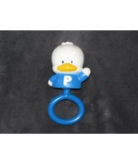 Pekkle Baby Duck Sanrio Rubber Plastic Teether Teething Rattle Grasping ... - $19.79