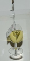Ganz EX24351 Cheer donnay Wine Glass Ornament Pale Yellow Liquid image 1