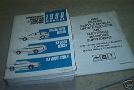 1991 Gm Chevy Celebrity Wagon Service Shop Repair Workshop Manual Set W Suppleme - $12.44