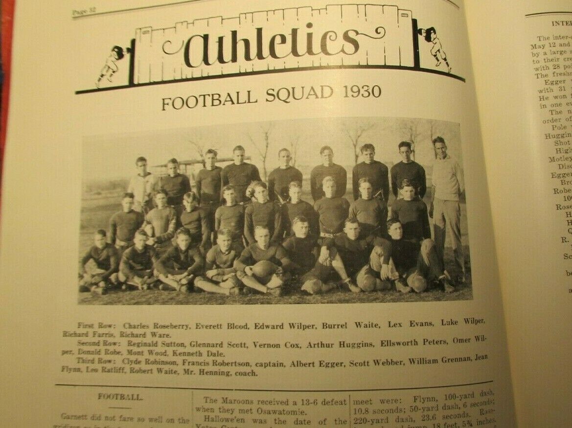 1931 High School Yearbook Kansas The High Times