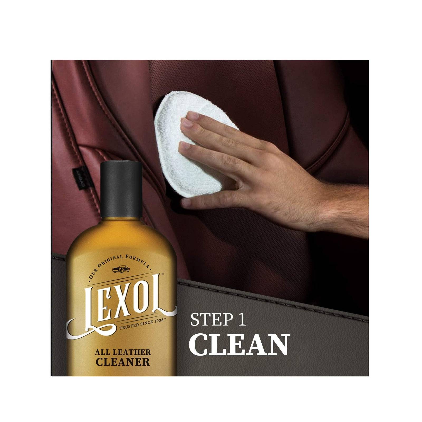 Lexol Leather Conditioner And Leather Cleaner Kit | 8 Oz Bottles ...