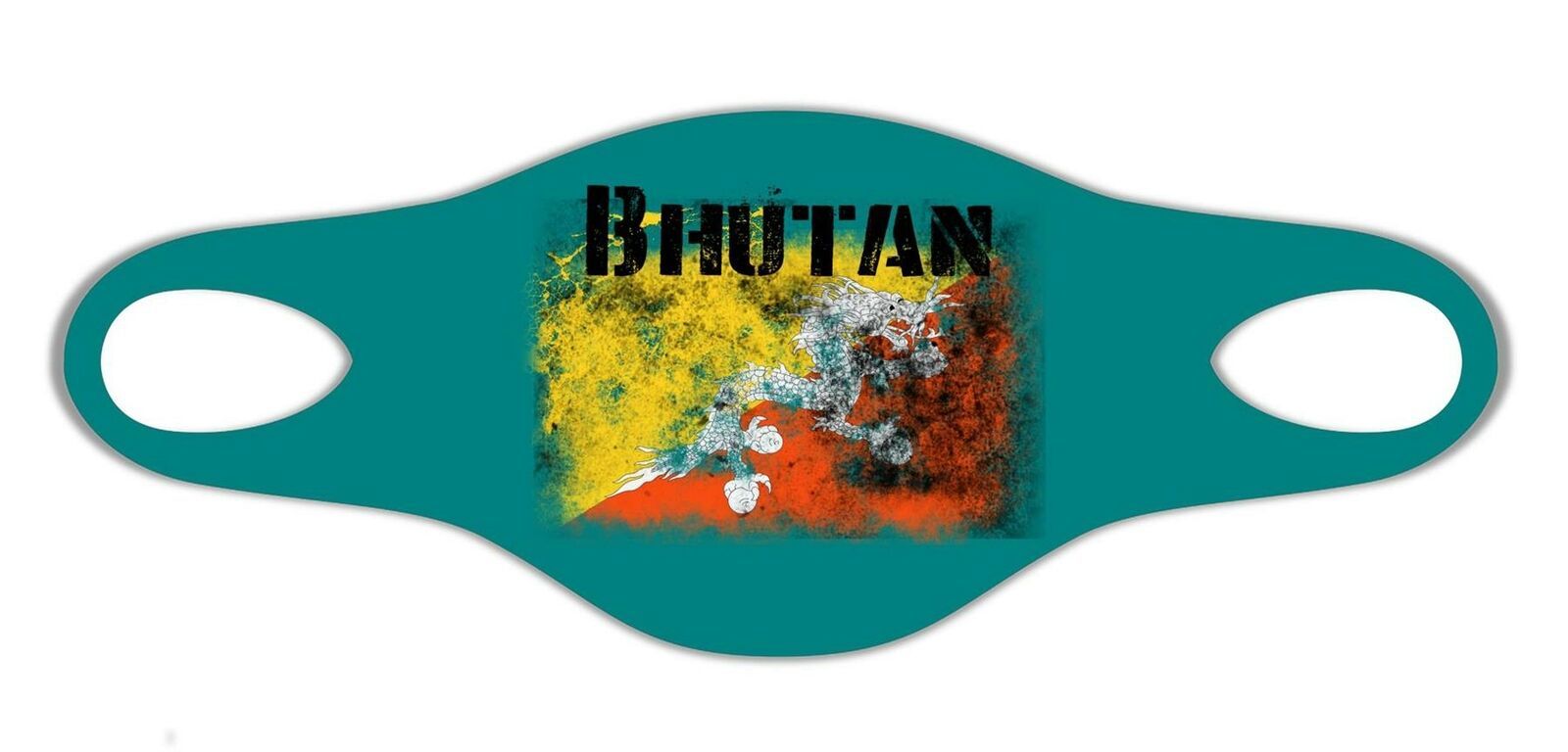 Bhutan National Flag Soft Face Mask Protective Reusable washable Breathable