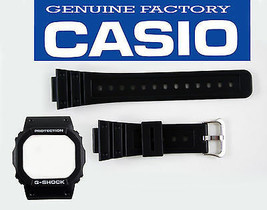 Genuine Casio DW-5600E-1  Watch Band STRAP &amp; Bezel Watch Band Set DW5600... - $44.95